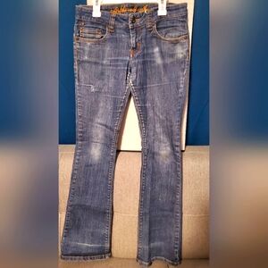 2 Blue JEANS for Scrap Material or Repair